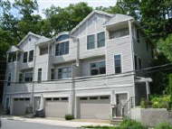 New townhouse construction, Brighton, MA